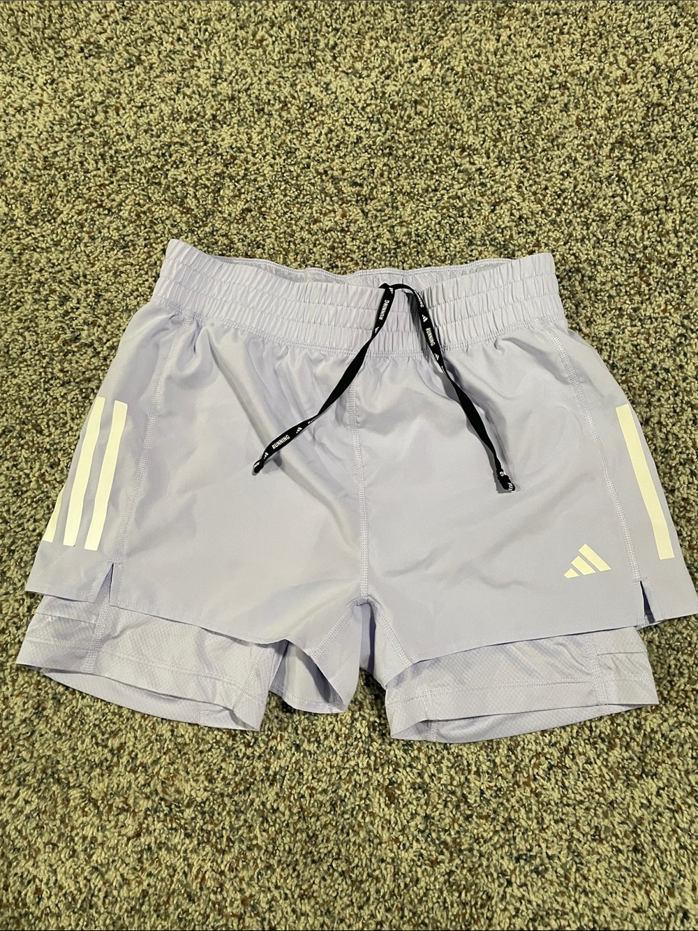 Adidas 2-in-1 running shorts sz XS